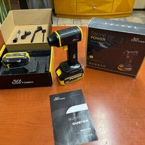 Six Craftsmen Electric Air Duster - Black & Yellow